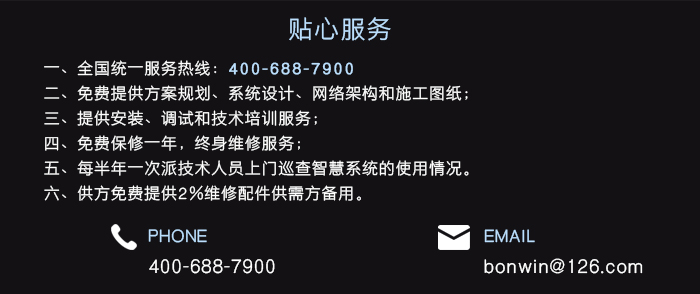 BW623校園有線聯(lián)網(wǎng)門鎖系統(tǒng)——貼心服務(wù)，撥打熱線電話400-688-7900
